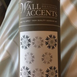 Designer wall accents. Adhesive art.